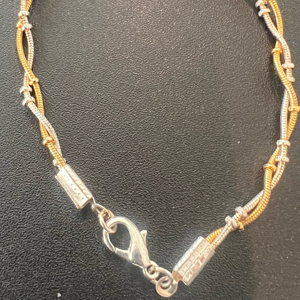 Elegant Two-Tone Bracelet